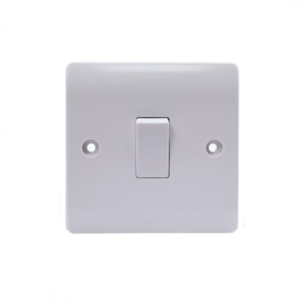 VK0002 - 1GANG 2WAY SWITCH WHITE