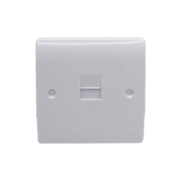 VZ0063 - RJ11 1GANG TELEPHONE SOCKET WHITE