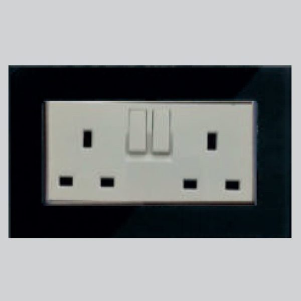 G-406-MS - 13A  2GANG  SWITCH SOCKET