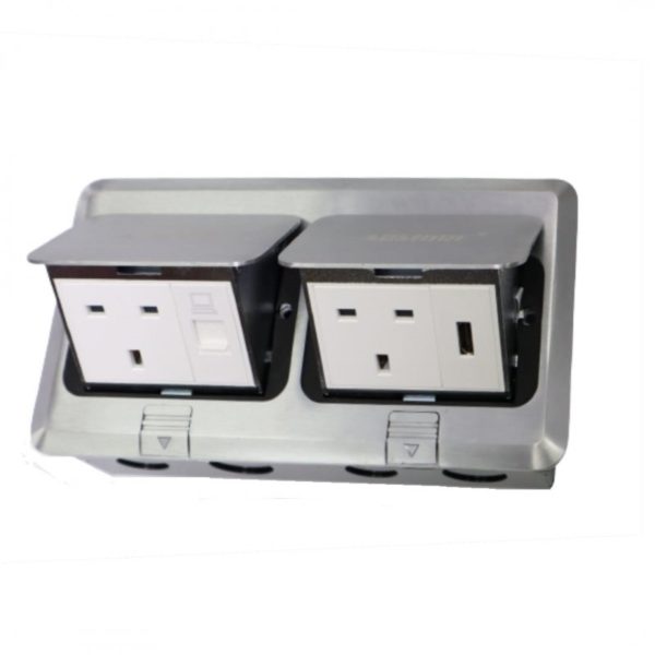 APU13-2CHD - 13A DOUBLE SOCKET+CAT6+HDMI