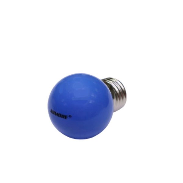 G45B - 1W E27 LED BALL LAMP BLUE