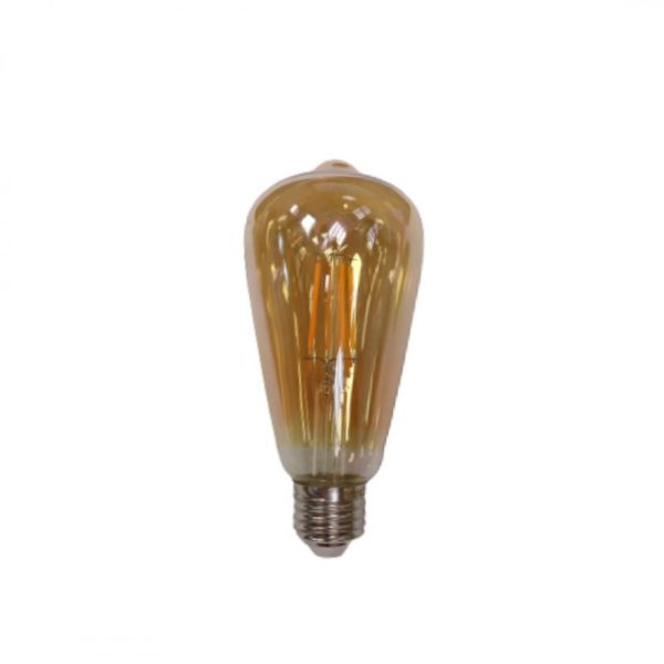 ST64 - 4W FILAMENT AMBER 100/lm